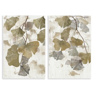 Stupell Industries Rustic Gingko Leaves, 10" x 15" - 1 of 4