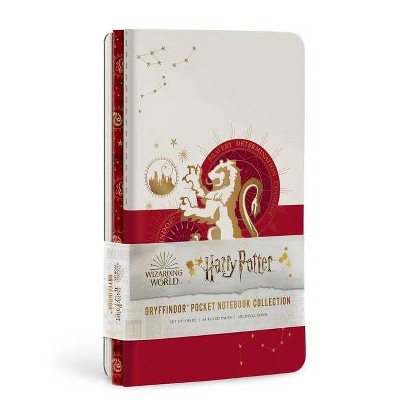 Harry Potter: Gryffindor Constellation Sewn Pocket Notebook Collection - (Harry Potter: Constellation) by  Insight Editions (Paperback)