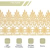 Unique Bargain Decorative Vintage Crochet Hollow Lace Ribbon for DIY Crafts - 3 of 4
