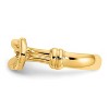 Black Bow Jewelry Love Knot Toe Ring in 14 Karat Gold - 4 of 4