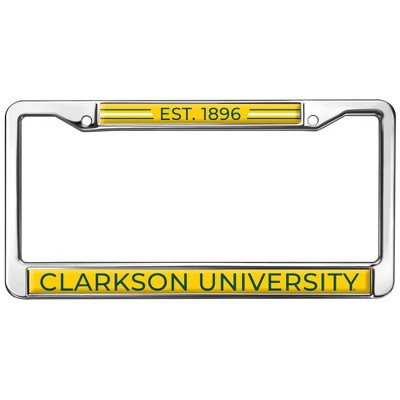 Clarkson University School Logo Full Size Standard License Plate Metal Frame