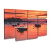 Trademark Fine Art Michael Blanchette Photography Tangerine Sunrise 3 Piece Panel Set Art - 2 of 3