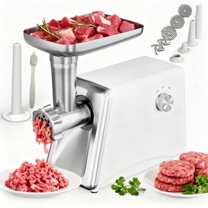 SUGIFT Electric Meat Grinder, Stainless Steel Sausage Stuffer Maker - 1 of 4