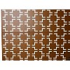 PAGED Privacy Screen Modern Metal Fence Partition Panel with Rectangular Pattern for Balcony Garden Room Divider, 76" H×48" W - 3 of 4