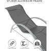 WhizMaz Outdoor Chaise Lounge Set of 3 - Pool & Beach Recliner Chairs with Side Table for Deck, Balcony, Lawn, Patio - 4 of 4