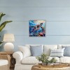Stupell Industries Rainbow Sea Turtle & Bubbles Framed Giclee Art, Gray, 17" x 17" - 3 of 4