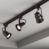 Pro Track Jenna 3-Head LED Ceiling Track Light Fixture Kit Linear Spot Light GU10 Dimmable Brown Bronze Finish Metal Modern Kitchen Bathroom 44" Wide - 2 of 4