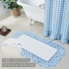 Annie Buffalo Blue Check Bathmat 27x48 VHC Brands - 2 of 3