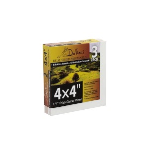 Jerry's Artarama Da Vinci Dual Sided Pro Panel Board - Pack, 6mm Deep Panels for Painting - Archival, Acid-Free Art Supplies - Ultra-Smooth & Medium - 1 of 4