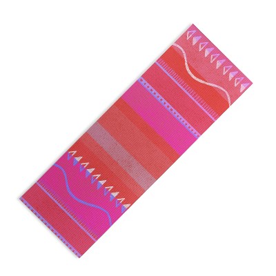 Sunshinecanteen Nayarit Pink (6mm) 24" x 70" Yoga Mat - Society6