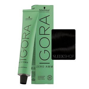Schwarzkopf Professional Igora Zero AMM Ammonia-Free Permanent Color Creme - Hair Dye Haircolor - 1 of 3