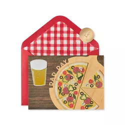 Father's Day Card Pizza Beer - PAPYRUS
