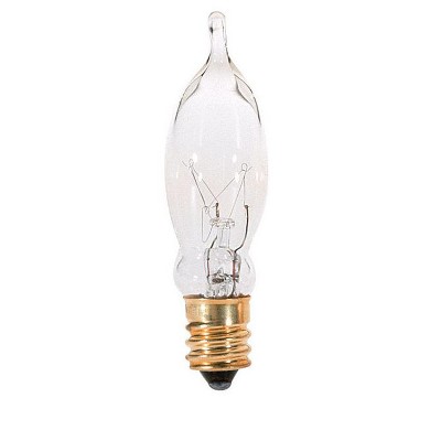 Satco 7.5 W CAC Chandelier Incandescent Bulb E12 (Candelabra) Soft White 1 pk