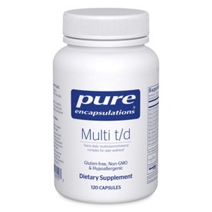 Pure Encapsulations Multi T/D - Daily Wellness, Cardiovascular & Immune Health* - Rich in Vitamins & Minerals - Gluten Free & Vegetarian - 1 of 4