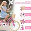 Vynxaria 20 Inch Girls Bike with Basket, 7-10 Years Old, Single Speed, Steel Frame, No Training Wheels - 3 of 4