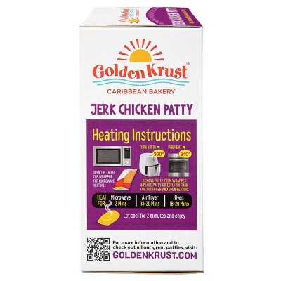 Golden Krust Jamaican Style Jerk Chicken Frozen Patties - 9oz/2ct