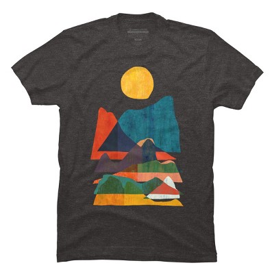 Men's Design By Humans Topography By radiomode T-Shirt