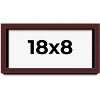 PosterPalooza | Panoramic Shadow Box 1.5" Depth Brown Picture Frame - UV Acrylic, Backing, Hanging Hardware - 2 of 4