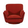 Modern Swivel Performance Fabric Chair with Removable Insert - WOVENBYRD - 3 of 4