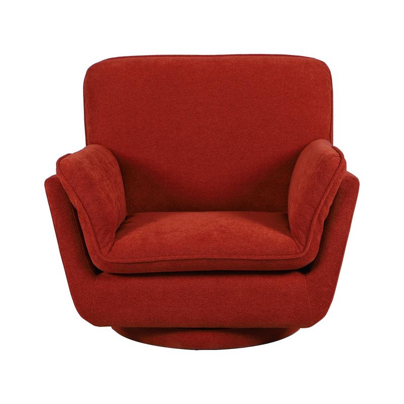 Modern Swivel Performance Fabric Chair with Removable Insert - WOVENBYRD, 3 of 8