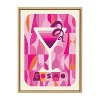 Kate & Laurel All Things Decor 18"x24" Sylvie MCM Cosmo Wall Art by Rachel Lee Natural: Mid-Century Modern, Framed Canvas - 2 of 4