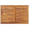 vidaXL Folding Patio Dining Table 35.4 inches x23.6 inches x29.5 inches  Solid Teak Wood - 4 of 4