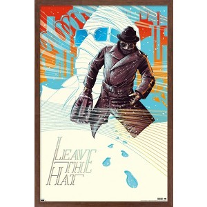 Trends International The Invisible Man - Leave The Hat by César Moreno Framed Wall Poster Prints - 1 of 4