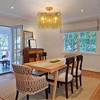 PAKOKULA Modern 19.7 in. 5-Light Gold Spiral Semi-Flush Mount Ceiling Light with Chain-Link Metal Shade - 3 of 4
