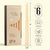 Leor & Lair Taper Candles - 12 Pack - 10" Tall Candlesticks for Dinner, Home Decor, Holiday, Wedding - 2 of 4