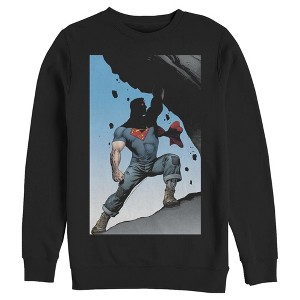 Men's Superman Strongest Hero Pose Sweatshirt - 1 of 3