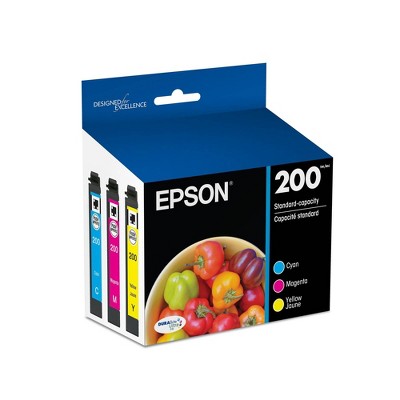 Epson 200 Single, 2pk, 3pk, & 4pk Ink Cartridges - Black, Yellow, Magenta, Cyan, Multicolor