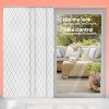 86"x96" Chicology Light Filtering Panel Track Diamond Blind White - 4 of 4