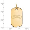 Black Bow Jewelry 14k Yellow Gold Plated Sterling Silver Mississippi Rebels NCAA Pendant - 2 of 3