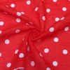 INSPIRE CHIC Women's Polka Dots Blended Cotton Small Square Scarf 1Pc - 4 of 4