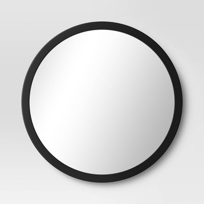 20" Round Wall Mirror Black - Room Essentials™