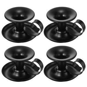 Unique Bargains Table Centerpiece Party Retro Iron Taper Simple Decorative Candle Holders - 1 of 4