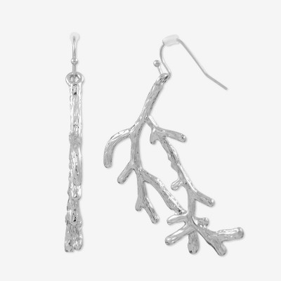 sanctuaire Branch Statement Earrings Silver