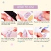 Saviland Women's 20PCS 10 Sizes Semi-Cured Gel Nail Strips Kit - Mint Frost Glitter Design with Tools. - 4 of 4