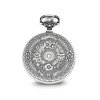 Black Bow Jewelry Charles Hubert Antiqued Unicorn Shield Pocket Watch - 3 of 4
