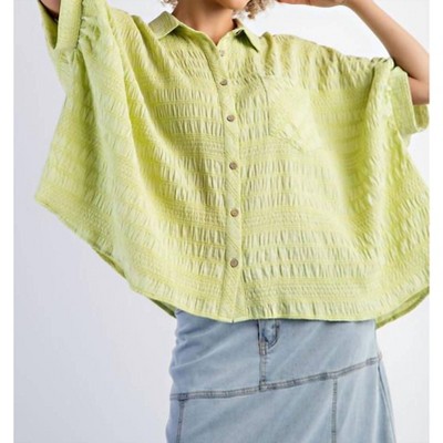 Women's The Textured Oversized Shirt - PLUS - Easel