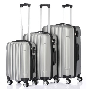 KTMBDW Luggage Set of 3 Hardside Suitcase Sets(20/24/28) with TSA Lock, 4 Spinner Wheels, ABS Lightweight Trolley Travel Case for Business Trip - 1 of 4