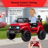 12V Electric Ride-On Truck for Kids - Remote Control Car with Spring Suspension, LED Lights, Music & 3 Speeds - 4 of 4