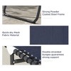 TiramisuBest Folding Chaise Lounge,4-Position Recliner & Breathable Mesh for Beach/Yard/Patio (Dark Blue) - 4 of 4