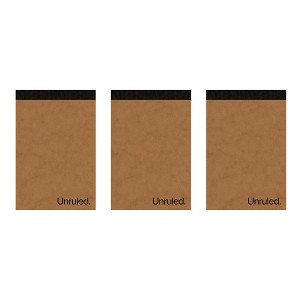 Unruled™ Mini Notebooks Featuring Recycled Covers and Pages, Sustainable, Blank Pages for Sketching or Visual Notetaking, Designed by College Students - 1 of 1