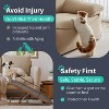 Docred Dog Ramp, Adjustable Height Wooden Folding Portable Pet Ramp for Bed, Couch,SUV-High Traction,for Small Large Old Dogs Cats - 4 of 4