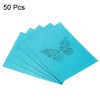 Unique Bargains Hollow Butterfly Cut Design Favor Decor Table Name Place Cards 50 Pcs - 3 of 4