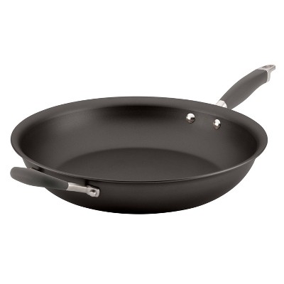 Anolon Advanced 14" Hard Anodized Nonstick Frying Pan with Helper Handle Gray