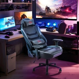 400 lbs Big & Tall Black/Grey Gaming Chair - 1 of 4