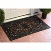 Gatsby Rubber Doormat 2'x 3' Indoor Outdoor Use Durable Rubber Non Slip Black Color Welcome Mat - 4 of 4