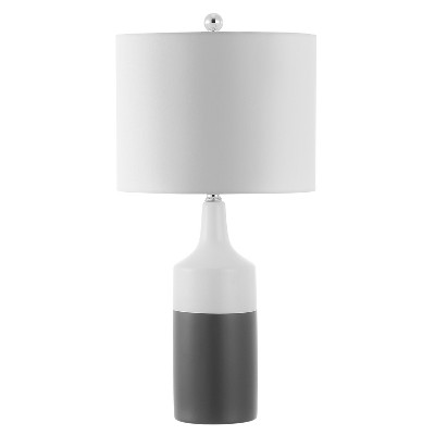Enri Table Lamp - Grey/White - Safavieh